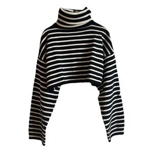 Frankie Shop Striped Black and White Women's Sweater